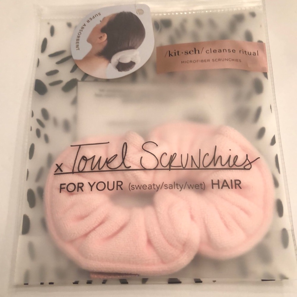 Highly Absorbent Towel Scrunchy Pink